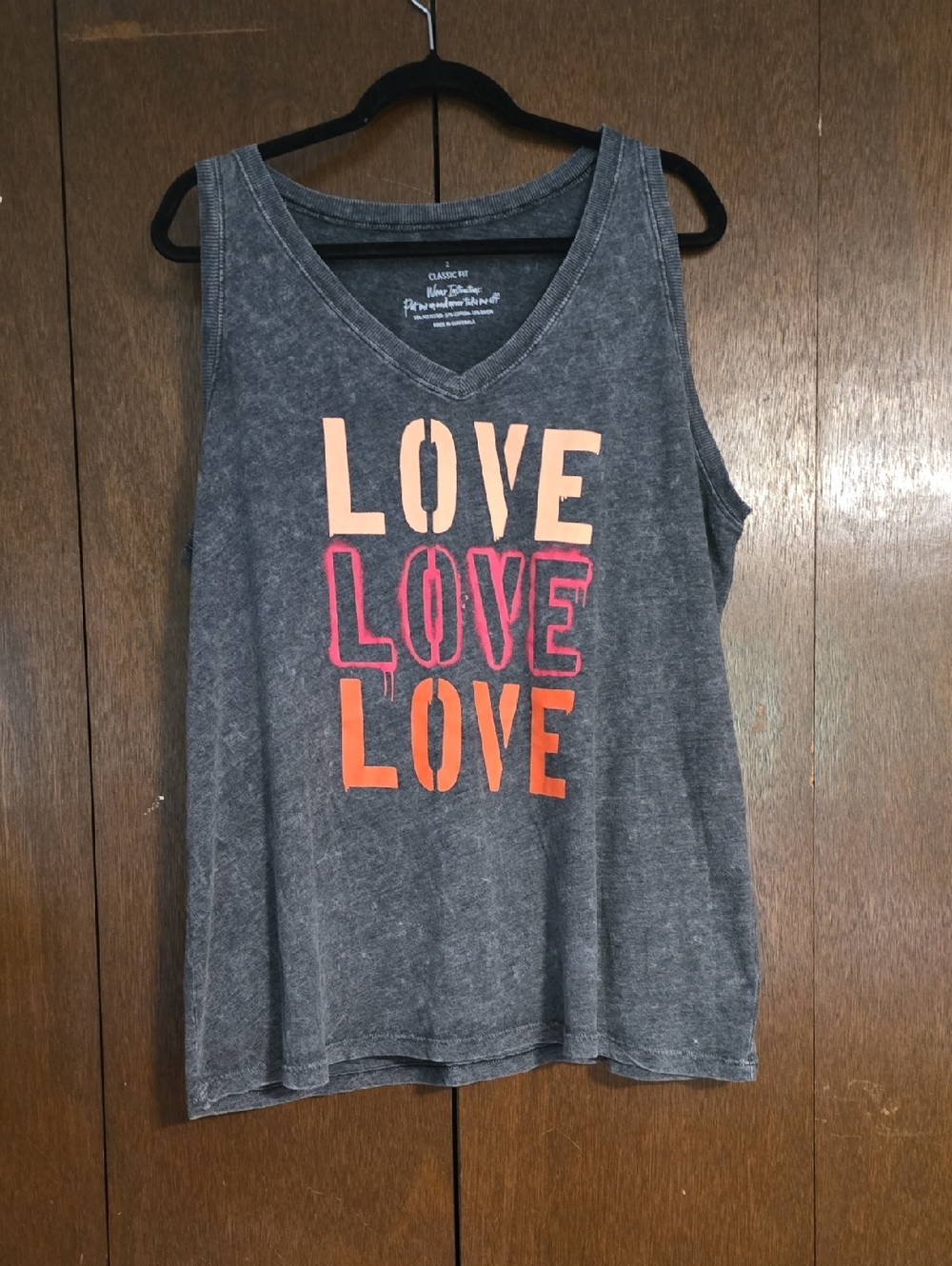Torrid V-Neck LOVE Classic Fit Tank Top